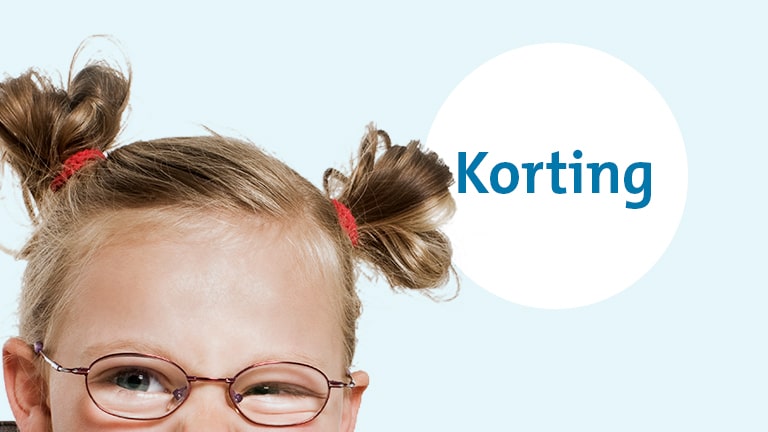 Korting op kinderbrillen