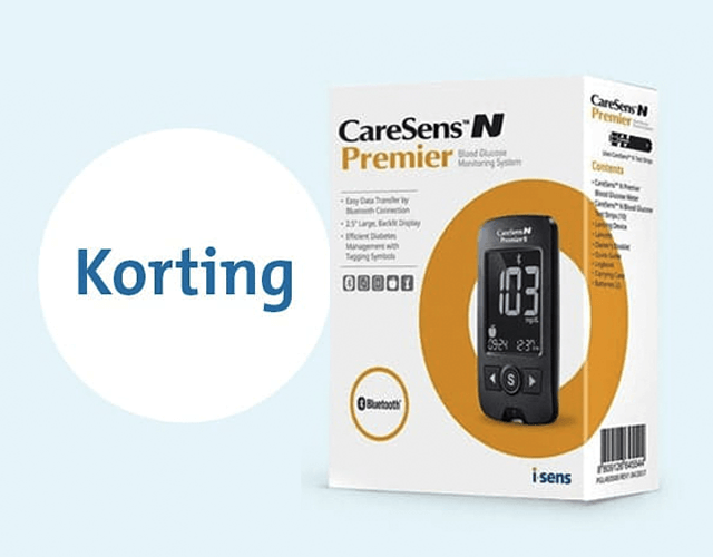 Korting op diabetes testmateriaal