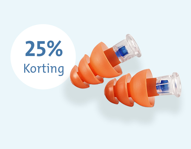Standaard oordoppen van Pluggerz met korting